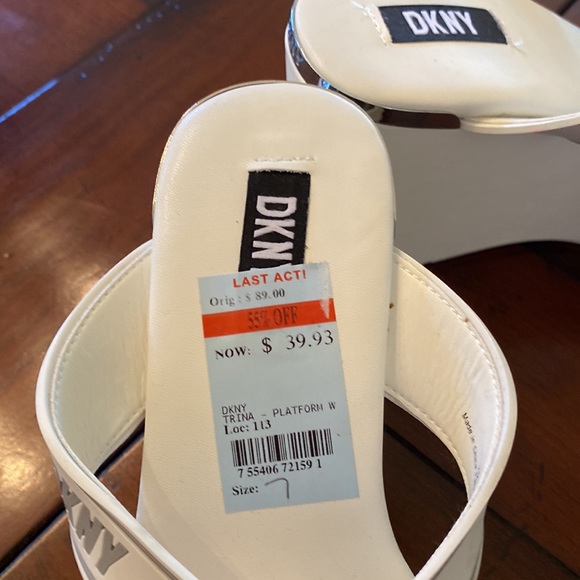 DKNY Wedge Sandals - Picture 2 of 5